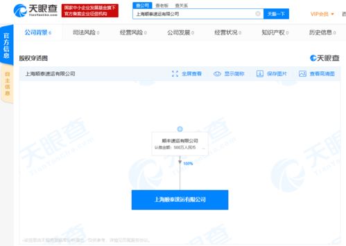 順豐關(guān)聯(lián)公司在滬成立新公司，加碼商務(wù)信息咨詢業(yè)務(wù)