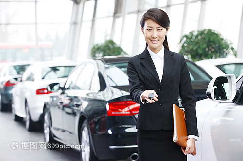 職業(yè)城市生活機(jī)動車汽車銷售人員